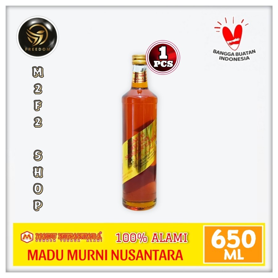 

Madu Murni Nusantara Asli Dan Alami Rasa Original Botol Kaca | Beling - 650 ml (Kemasan Satuan)