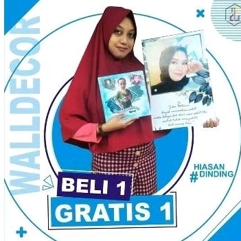 Walldecor Cetak Foto Bingkai 14R
