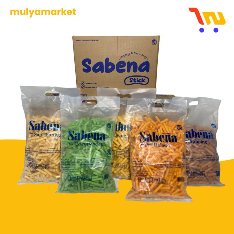 

Sabena Stick Snack DUS (isi 5 Bungkus Kemasan Jumbo 360gr) Varian Rasa