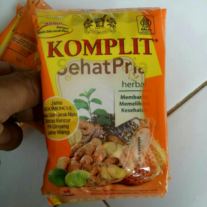 

Jamu Komplit Sehat Pria Sido Muncul 10 Sachet / Renceng