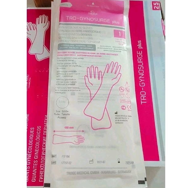 sarung tangan obgyn steril TROGE