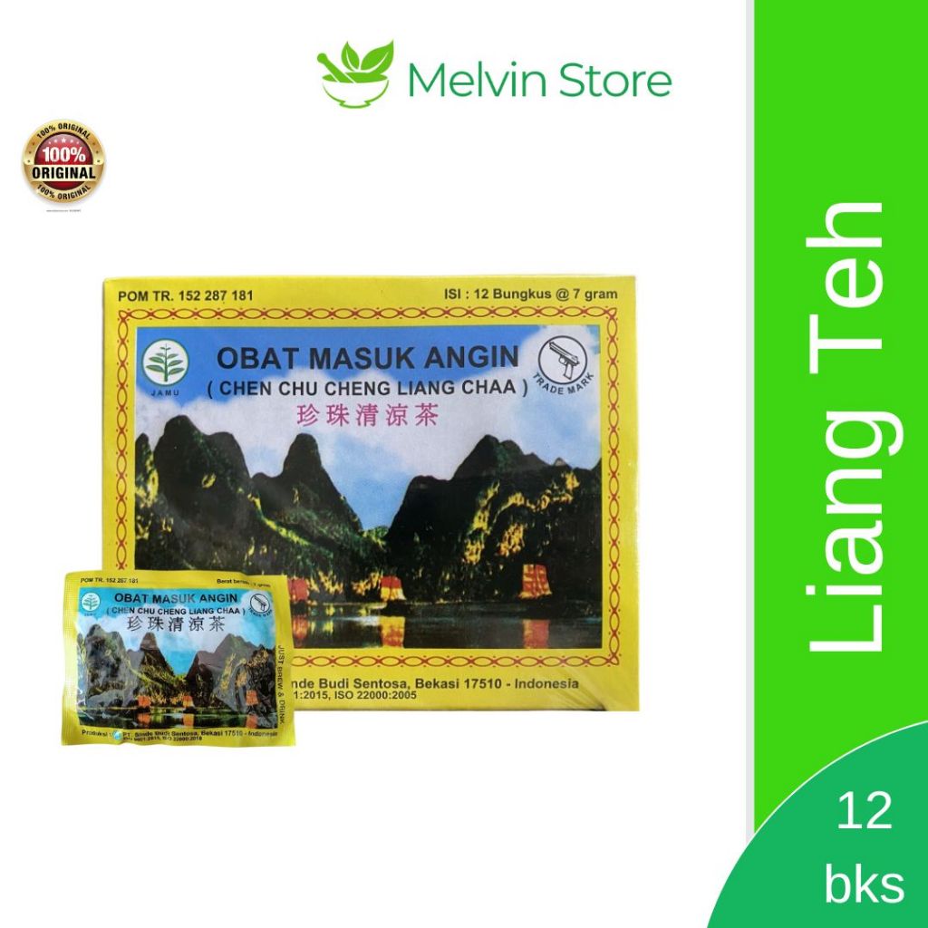 Obat Masuk Angin Chen Chu Cheng Liang Chaa Ramuan Herbal Alami China Tradisional Mengatasi Panas Dal