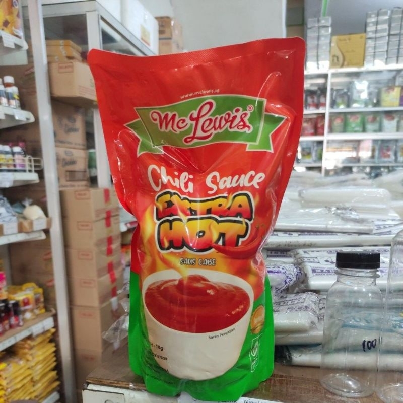 

Sambal Extra Hot Mc Lewis 1KG dan 500gr / saos sambel / saus