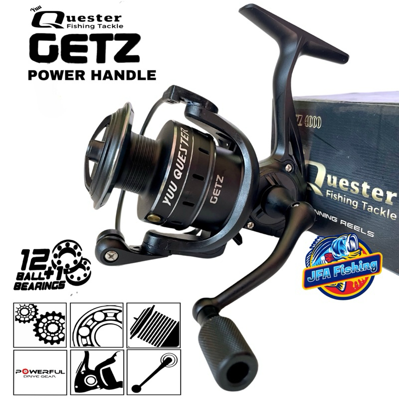 Reel Spinning YuuQuester GETZ 4000 12+1Bb PowerHandle