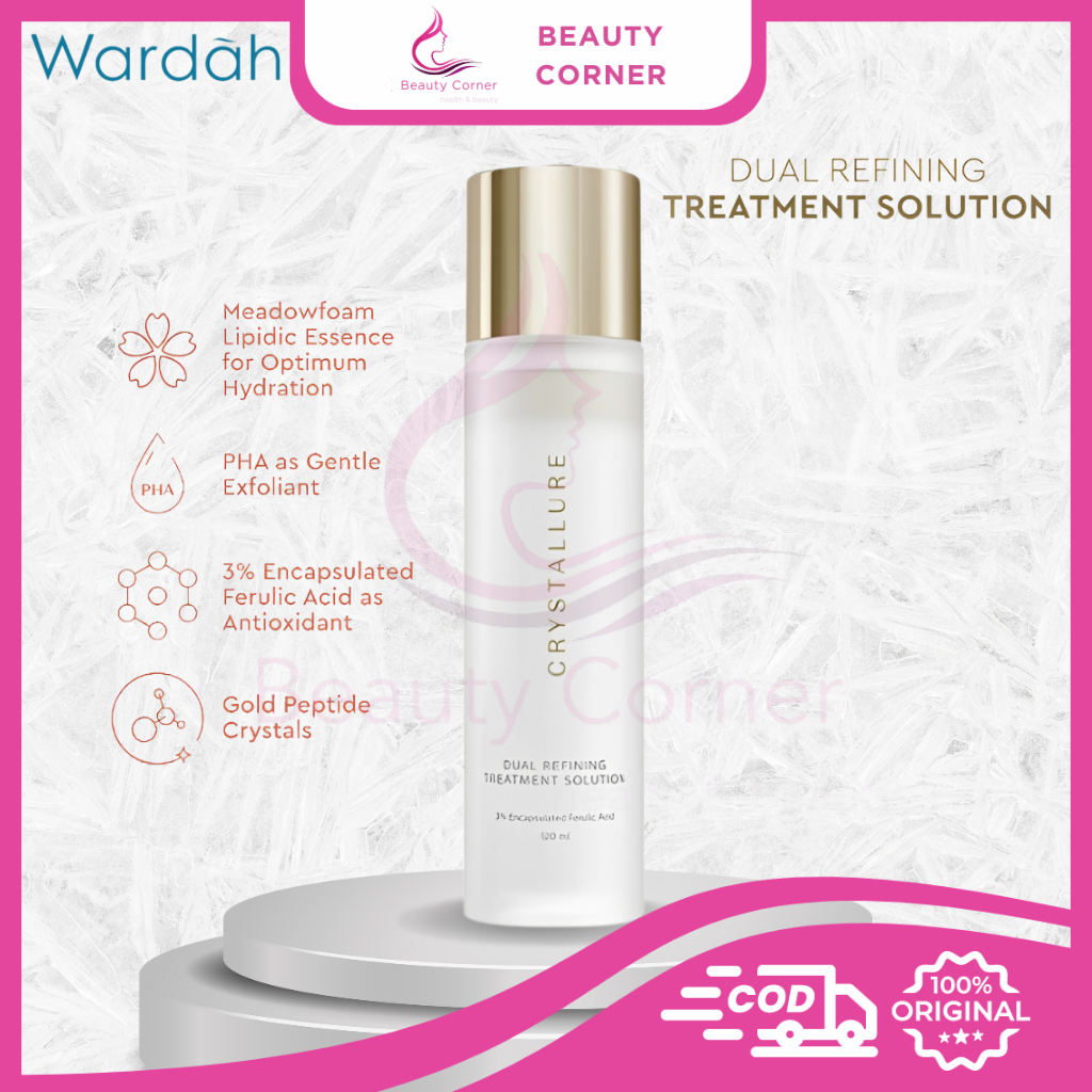 Wardah Crystallure Dual Refining Treatment Solution - 120ml