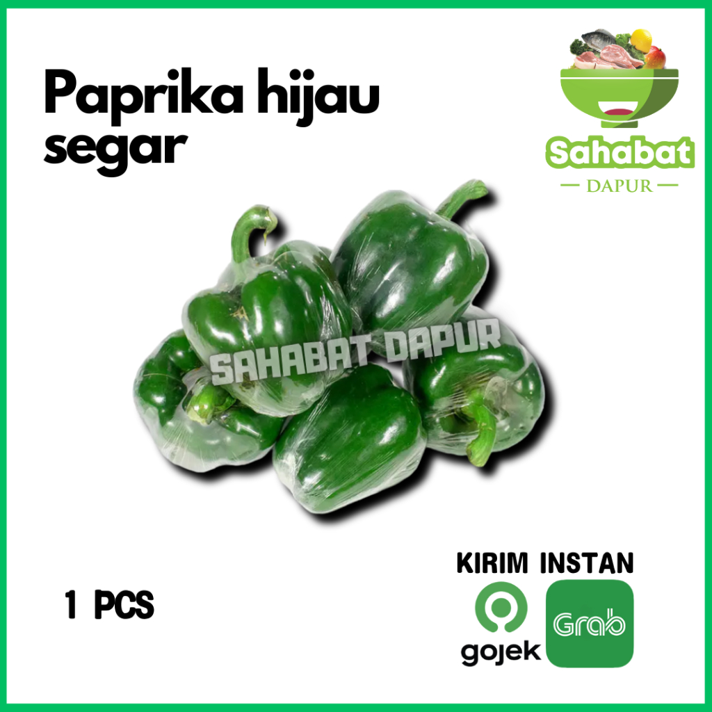 

Buah Paprika Hijau/Cabai Paprika 1buah Sahabatdapur