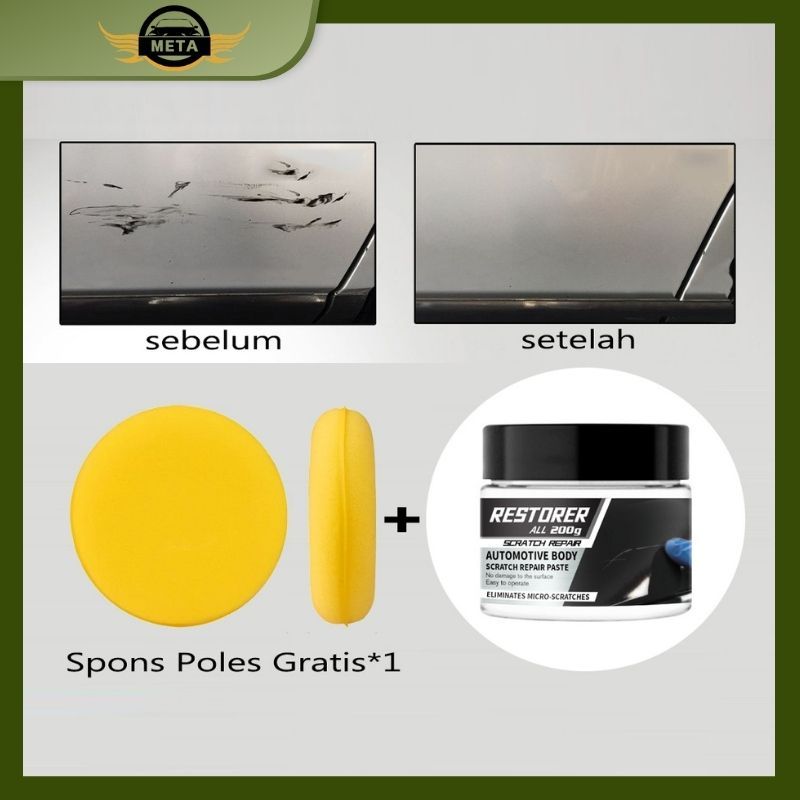 [SEPON GRATIS] Wax Penghilang Gores Mobil / Lilin Penghilang Goresan Mobil / Melindungi Cat Mobil
