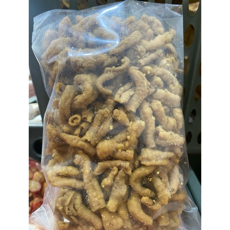 

KERIPIK USUS 250gr / KRIPIK USUS AYAM / KERIPIK USUS KILOAN / KERIPIK USUS ASIN GURIH / PEDES DAUN JERUK