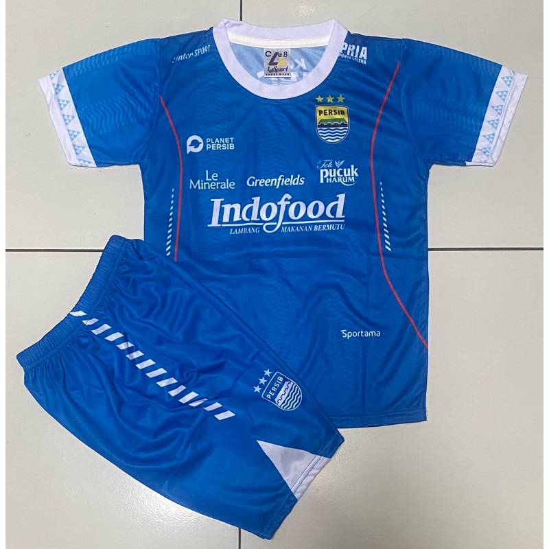 Jersey PERSIB BANDUNG Musim Terbaru untuk Anak Usia 2 Sampai 12 Tahun Jersey PERSIB Musim 2024/2025