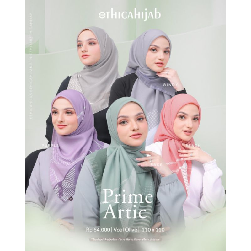 ETHICA HIJAB PRIME ARTIC / HIJAB MOTIF SEGI EMPAT ETHICA