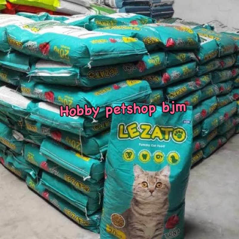 Lezato 20kg - karungan pakan kucing adult 20 kg cat food