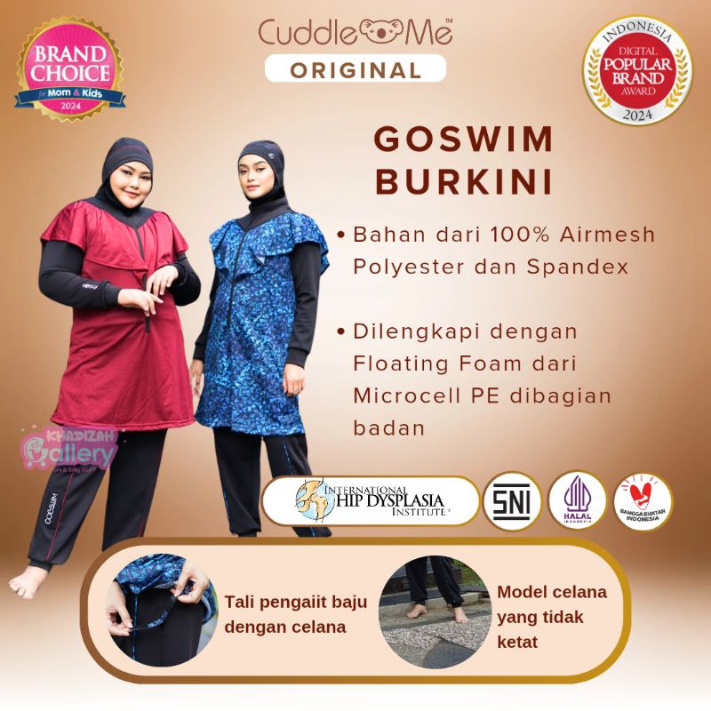 GOSWIM BURKINI Baju Renang Pelampung Wanita