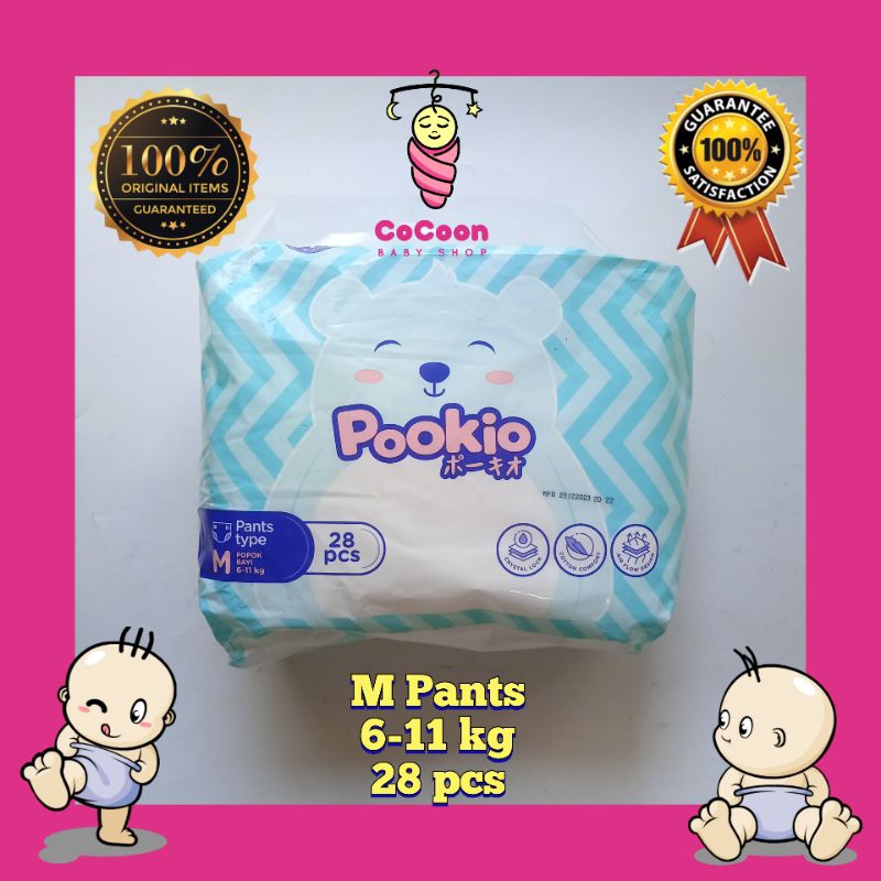 Popok Bayi Pokio Pookio Pants Celana M28 M 28