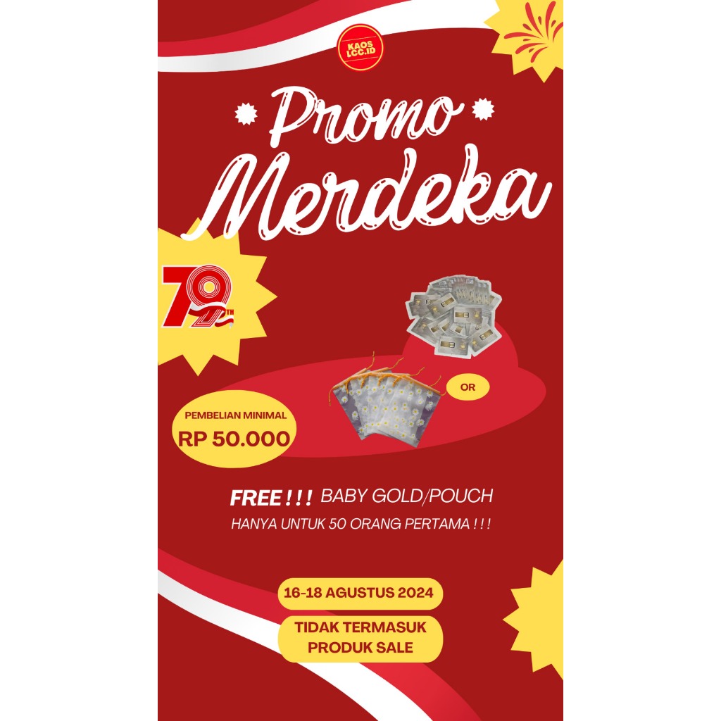 

PROMO DIRGAHAYU KEMERDEKAAN