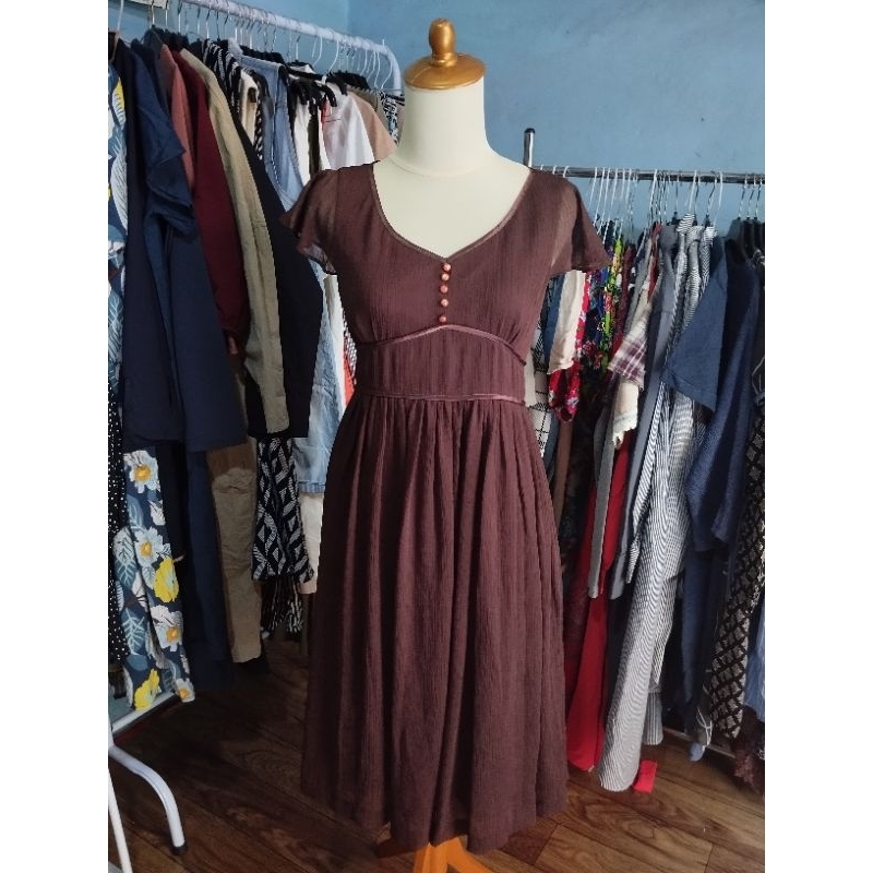 Dress Vintage kancing