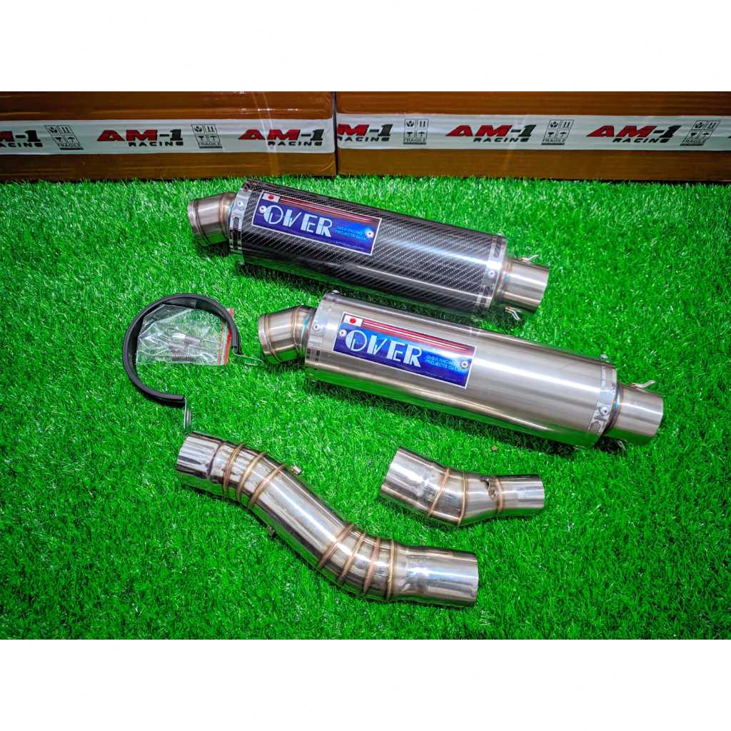 Knalpot Over Racing Japan Slip On Ninja 250Fi 250 Fi Karbu R25 MT25 CBR 250RR Z250Sl Z250 Rr Mono