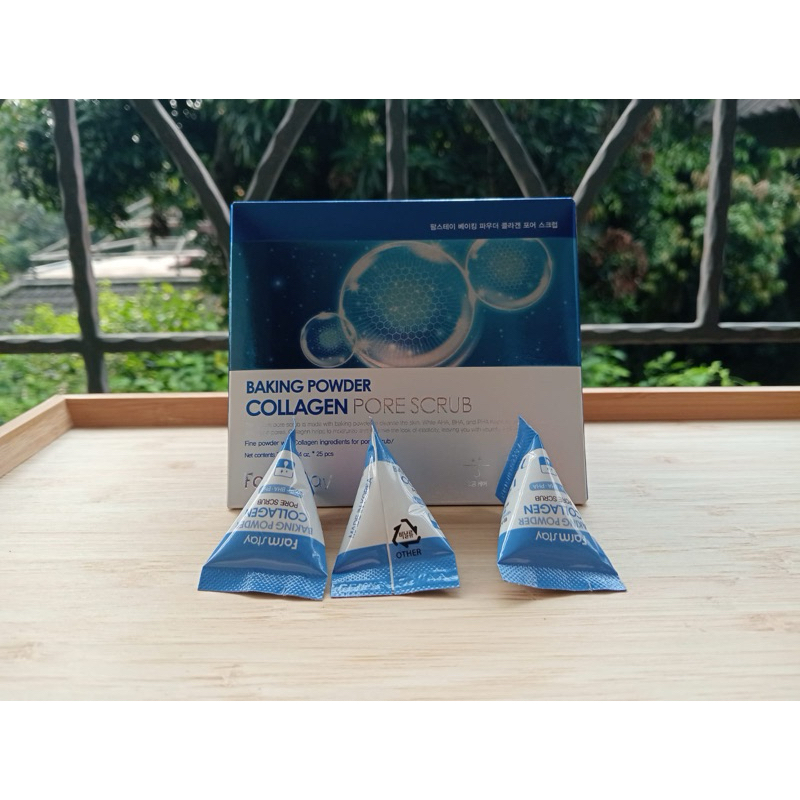 Farm Stay Baking Powder Collagen Pore Scrub [ ORI & READY ]