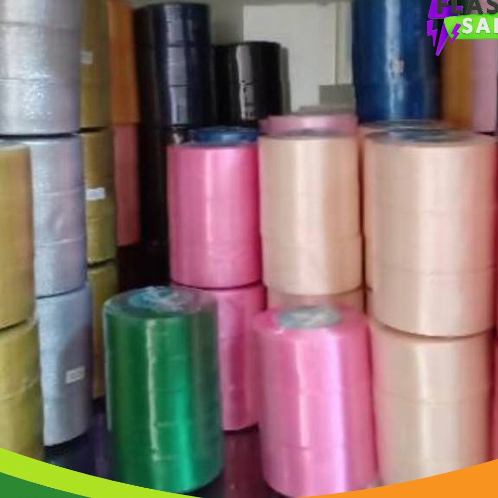 

DASYAT Pita satin 4cm 15 inch pita besar warna Pita Kado pita bucket bunga