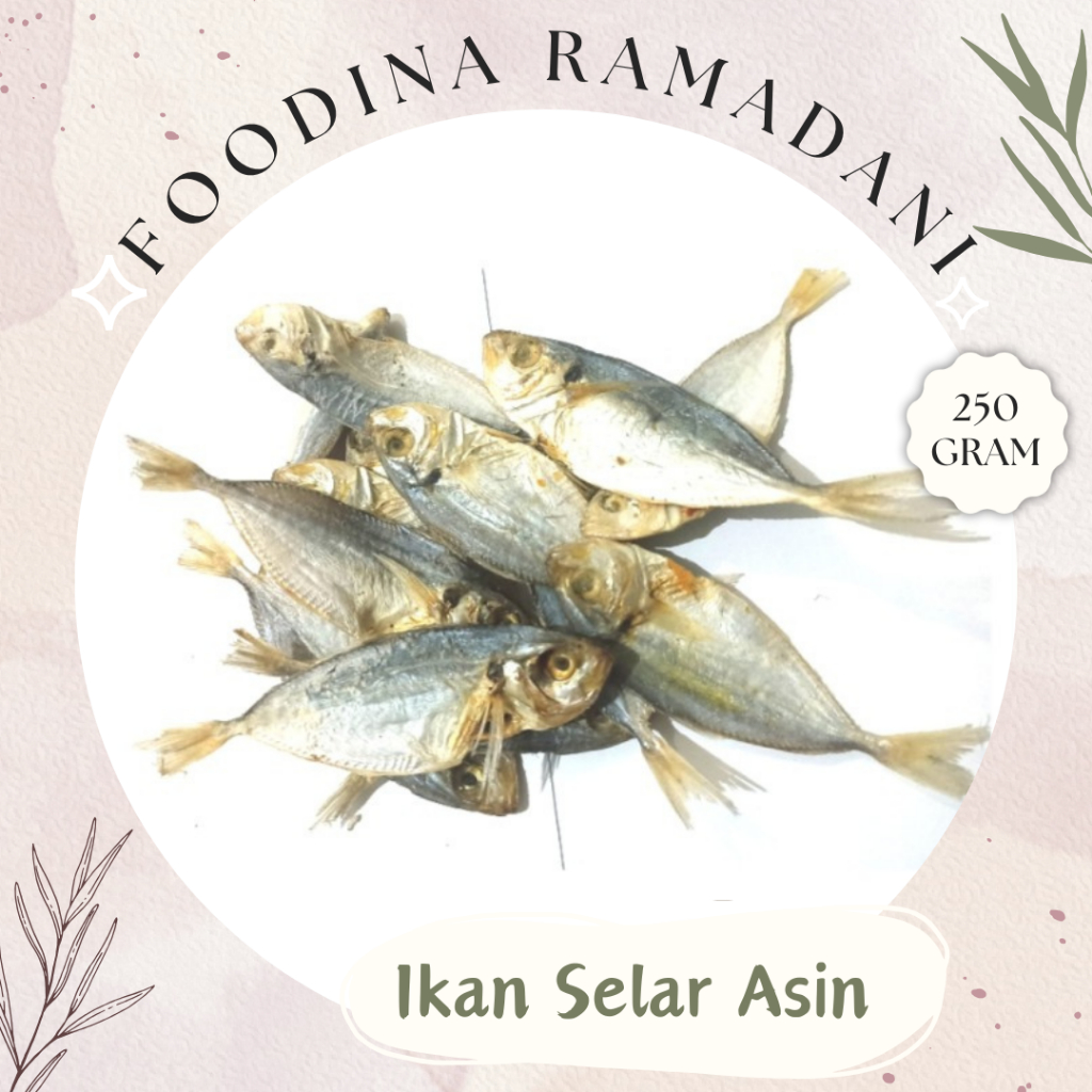 

IKAN SELAR Asin - Salted Fish Fresh [ Berat 250gr ] Harga Per BKS