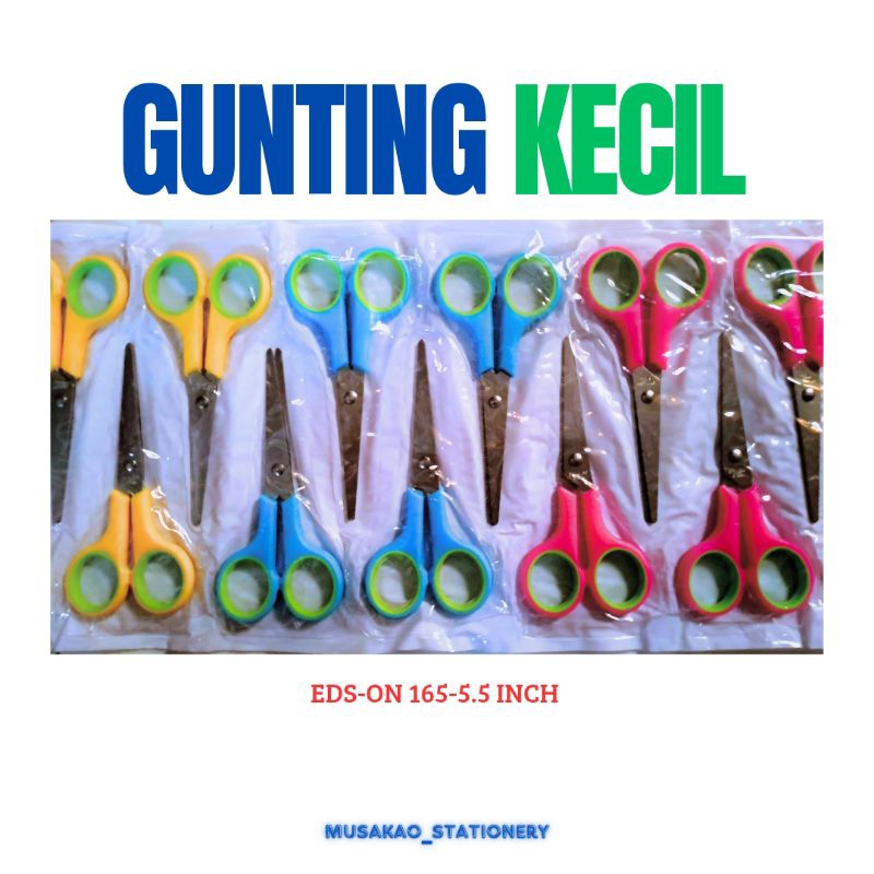 

Gunting Kecil Warna Warni 1 Pcs Ukuran 5.5 Inch