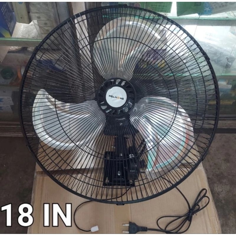 Kipas angin dinding tornado wellhome 18 inch/wallfan tornado 18 inch/kipas angin tembok tornado 18 i