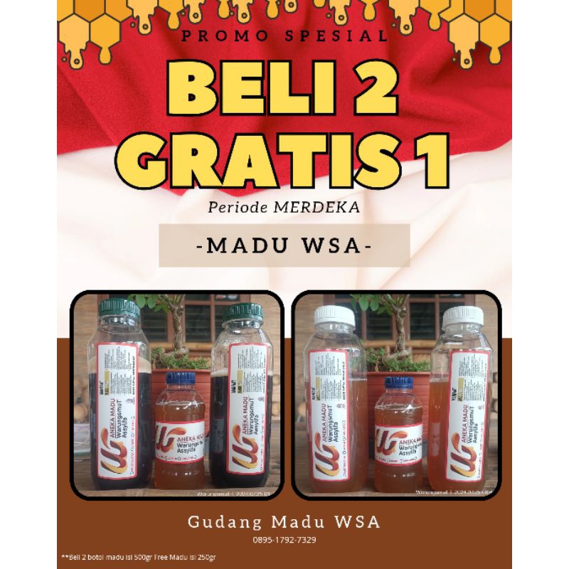 

Madu Jambi BELI 2 GRATIS 1