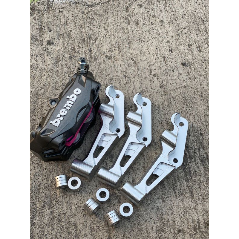 breket kaliper m50 m4 gp4 pnp ninja piringan 300mm