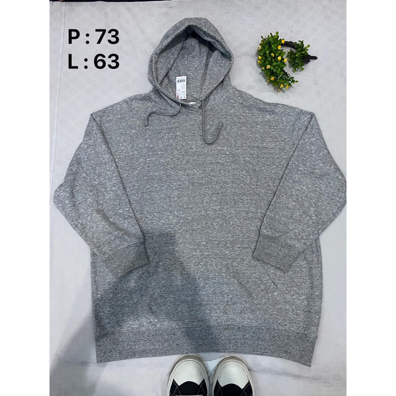 HOODIE GREY UNIQLO