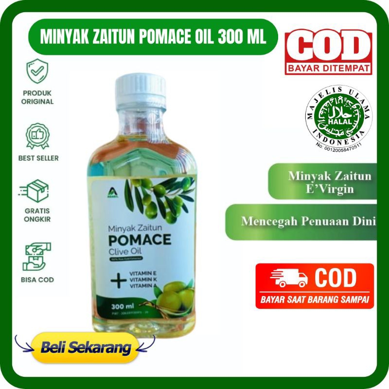 

MINYAK ZAITUN POMACE OIL ABABIL 300 ML - POMACE OIL 300 ML MINYAK ZAITUN MURNI ZAITUN ABABIL EVOO ZAITUN ORIGINAL