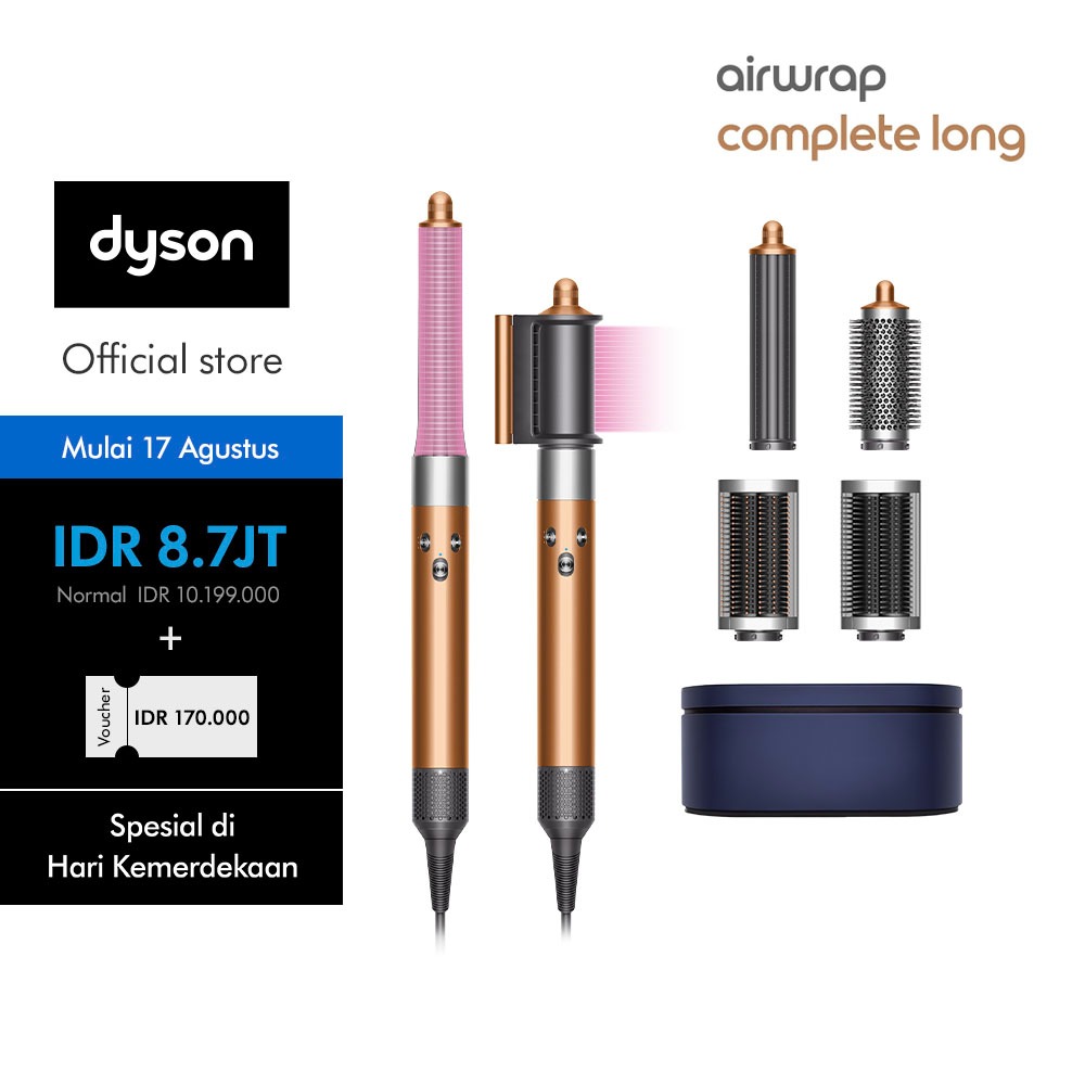 Dyson Airwrap ™ Hair multi-styler and dryer Complete Long HS05 (Rich Copper/Nickel)