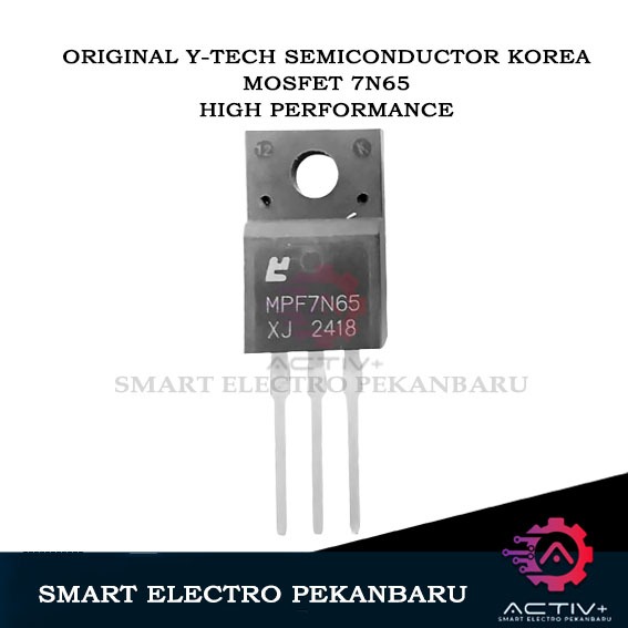 ORIGINAL MOSFET 7N65 TO-220 Y-TECH SEMICONDUCTOR KOREA MPF7N65 OEM -FET MOSFET DIP 7A 650v 7N65C TR 