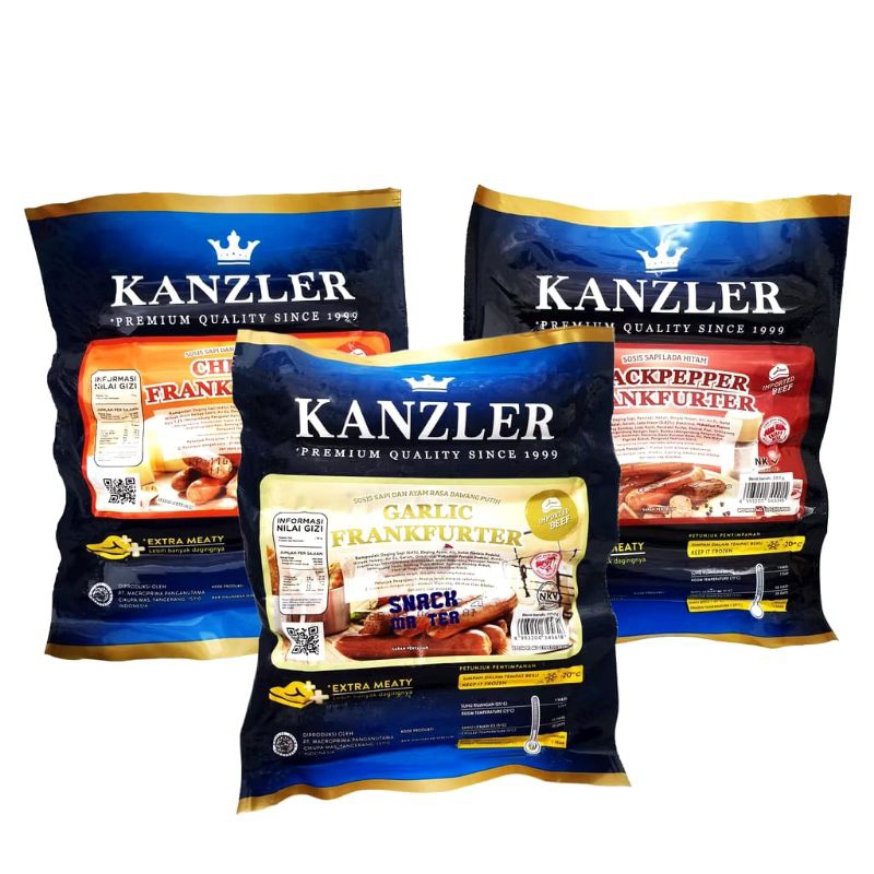 

Sosis Kanzler Frankfurter Premium 300gr