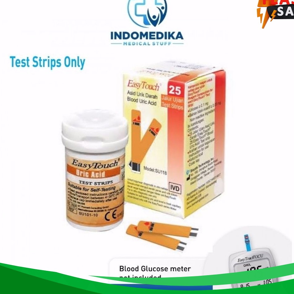 DASYAT Strip Asam Urat Easy touch Stik Easy Touch Asam Urat EasyTouch