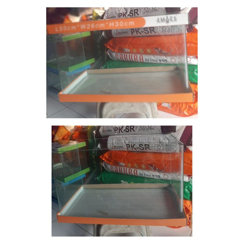 Akuarium Bending Amara 50x26x30cm