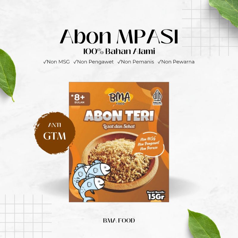 

Abon MPASI Abon Teri 15 gr Non MSG by BMA Food