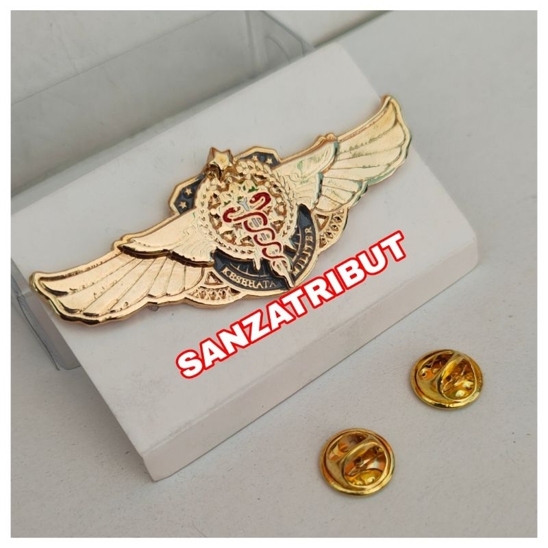 Brevet Wing TNI KESMIL Kesehatan Militer Pin Tni