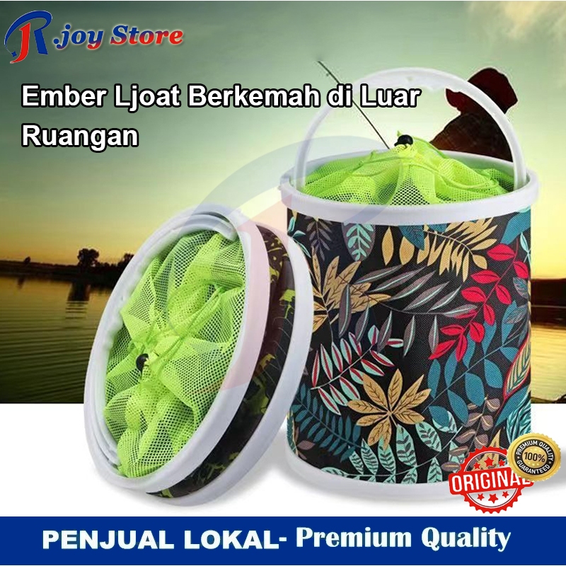 Wadah Penangkapan Ikan Tahan Air Lipat Ember Pancing Ember Pancing Ember Pancing Portabel