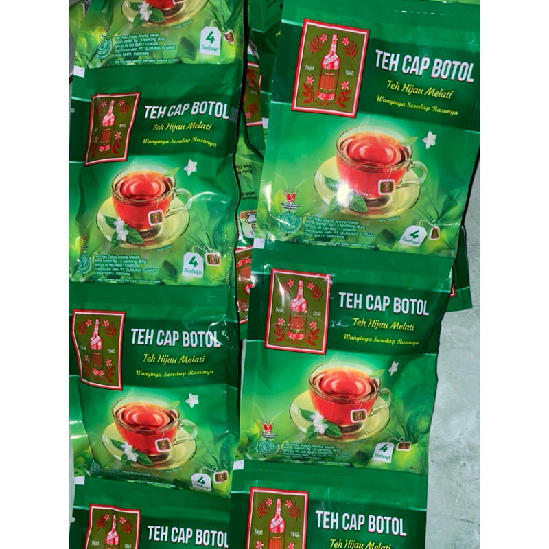 

Teh Cap Botol Sachet Renceng isi 10 x 8g (1 bungkus isi 4 teabags)