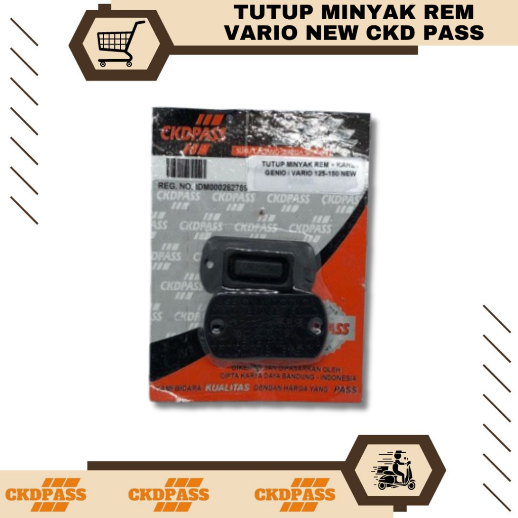 TUTUP MINYAK REM VARIO NEW CKD PASS TUTUP MINYAK REM + KARET GENIO/VARIO 125 150 NEW
