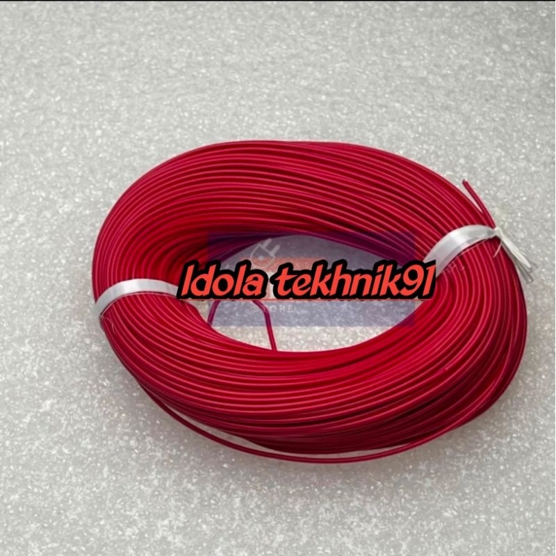 Kabel DC Kecil Serabut 1x10 50m 1mm Merah
