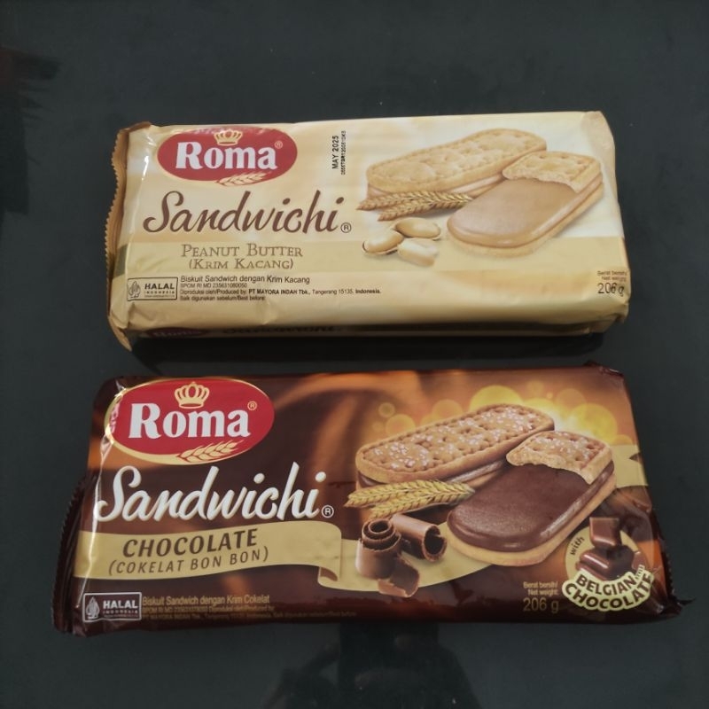 

Biskuit Roma Sandwich 206gram