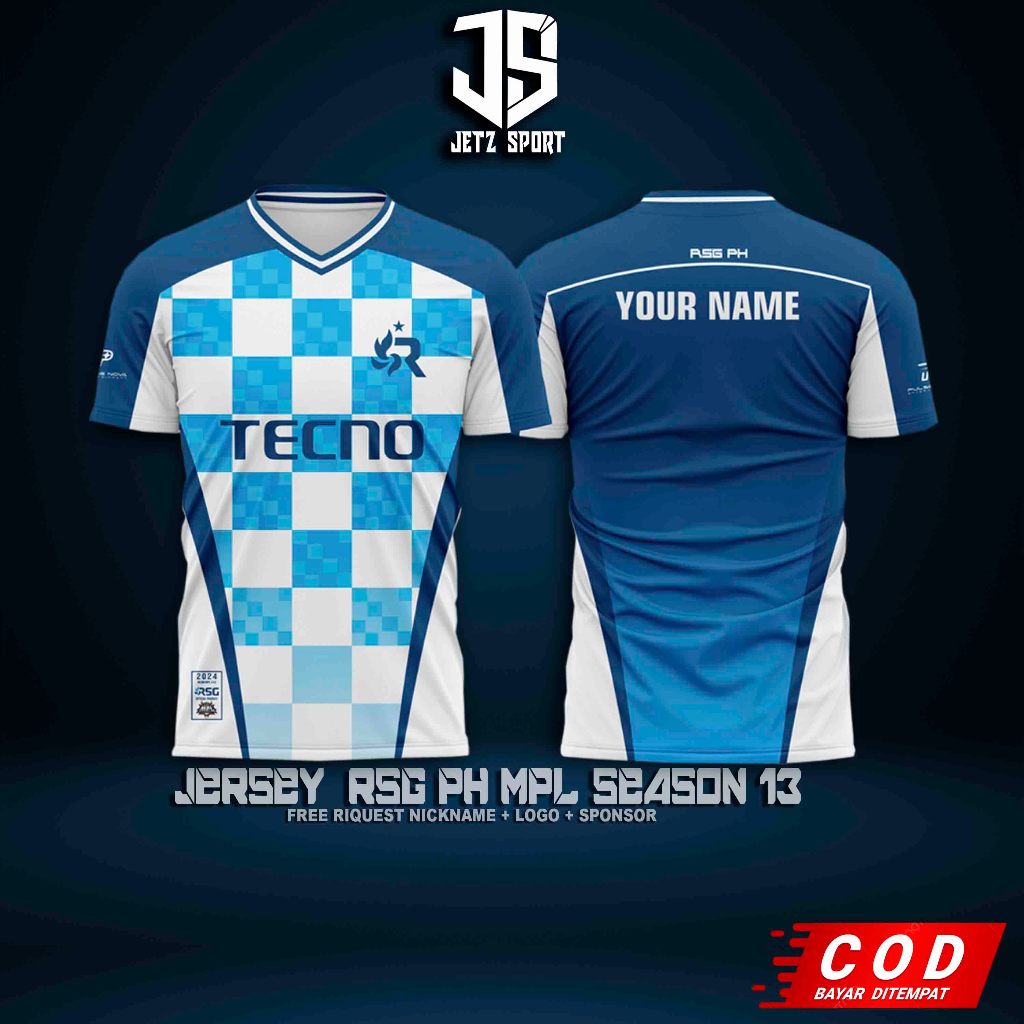 JERSEY RSG PH MPL SEASON 13 2024 TERBARU ( free custom nickname )