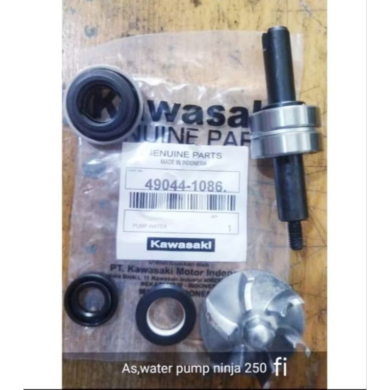 AS WATER PUMP KAWASAKI NINJA 250 FI AS WATER PUMP NINJA 250 CC FI KHUSUS INJEKSI