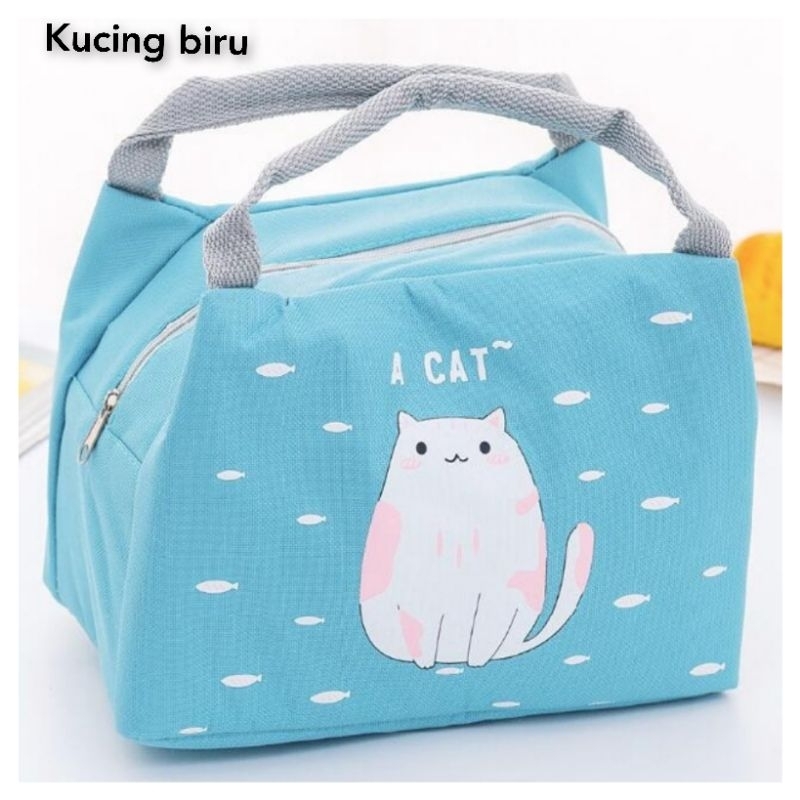 Tas bekal anak sekolah laki laki perempuan lunch bag tempat bekal makan anak