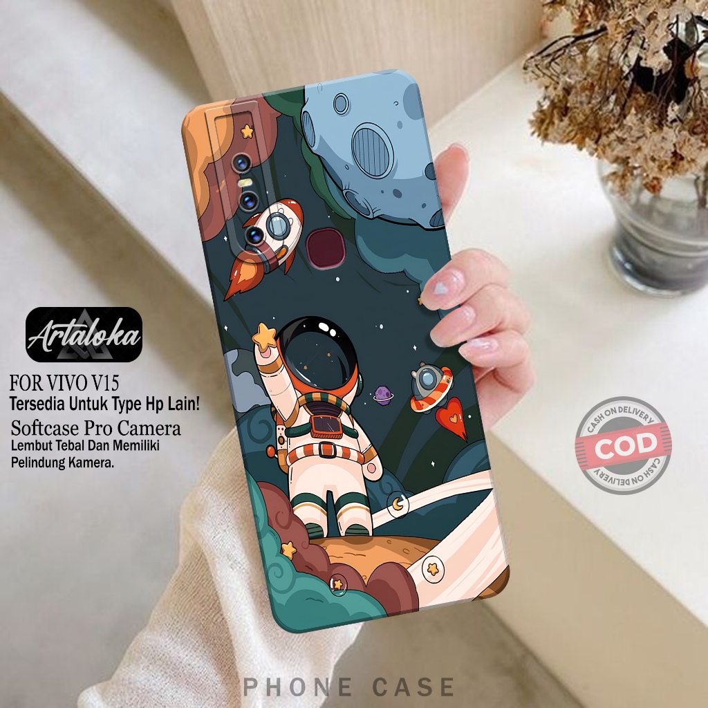 Softcase Hp VIVO V15 Fashion Case Astronod Case VIVO V15 Silikon TPU Pro Camera Casing VIVO V15 Cove