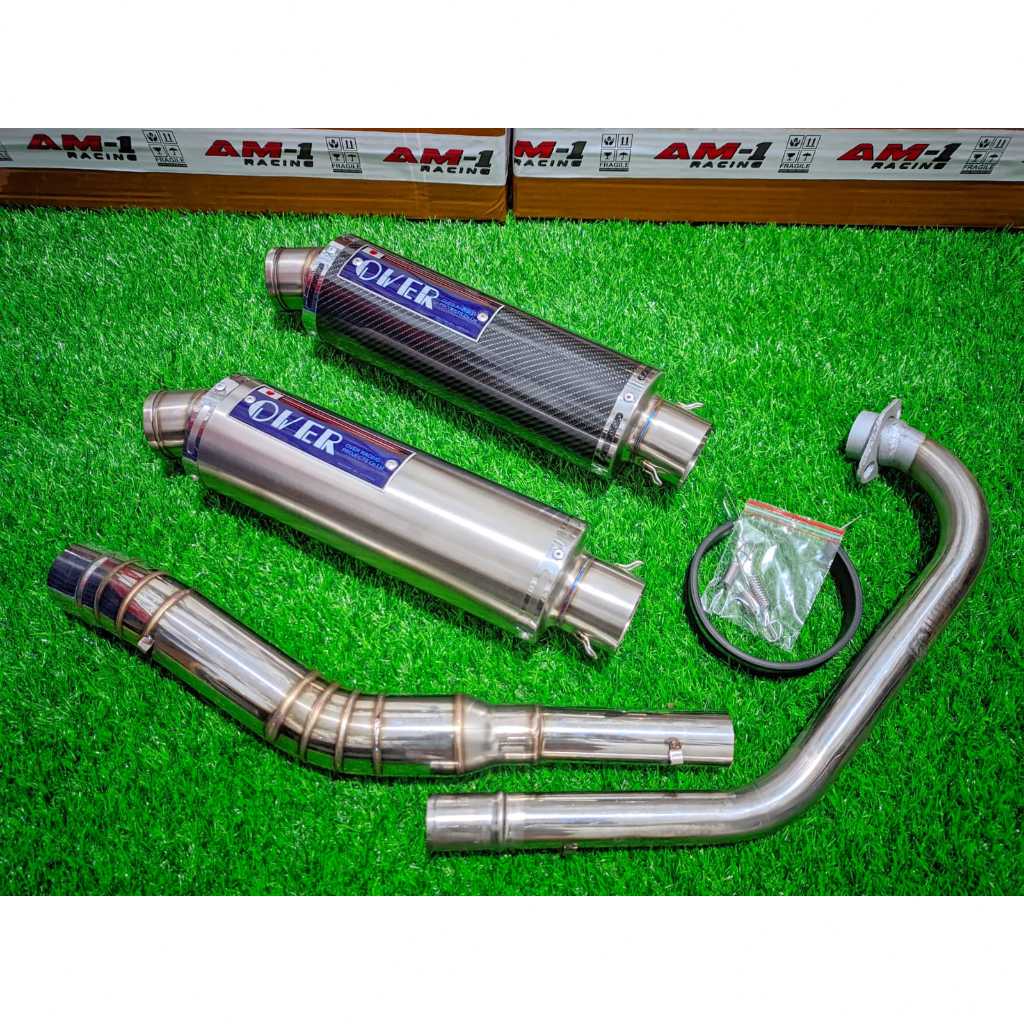 Knalpot Over Racing Japan Suzuki Gsx 150 Gsx150 Satria Fu Fi New Injeksi Lama Old Karbu Full System