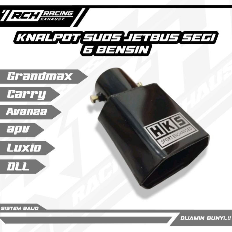 Knalpot Suos HKS Bensin sistem baud carry, Avanza grandmax dll