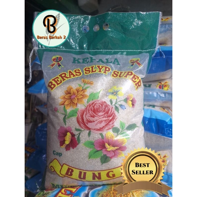 

beras cap bunga 10 liter grade premium