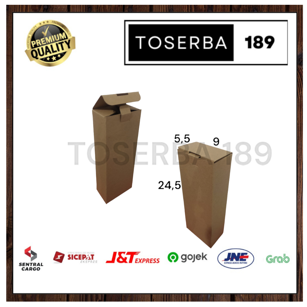 

kardus packing diecut/box pizza uk 9,5x5,5x24,5 cm