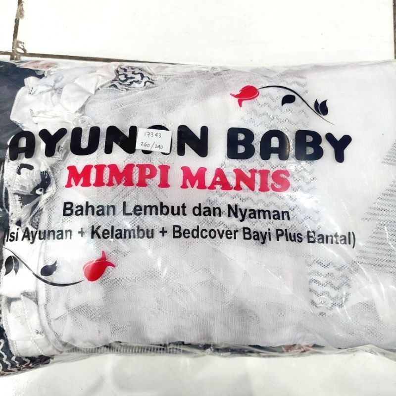 Ayunan Bayi Set + Kelambu